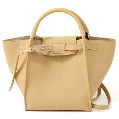 CELINE セリーヌ 183313A4U 03SD Small long strap ラゲージファントム レザー ビッグバッグ トートバッグ ショルダーバッグ Sand レディース #oldceline