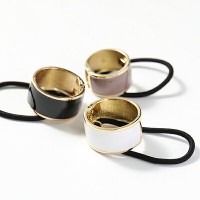 France Luxe フランスラックス Atelier Enamel Cuff Pony LI4298 クラシック エナメル カフポニー ヘアゴム ヘアーアクセサリー カラー3色