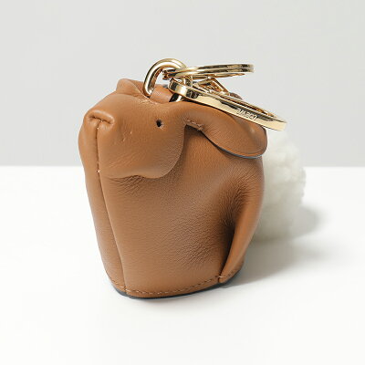 【エントリーでポイント最大10倍対象!20日限定】LOEWE ロエベ 199 30 T40 3649 バッグチャーム コインケース 小銭入れ ANIMAL アニマル BUNNY うさぎ バニー ポンポン ライトキャラメル レディース