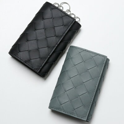 BOTTEGA VENETA ボッテガヴェネタ 630336 VCPQ4 カラー2色 イントレチャート キーリングケース キーケース レザー 6連 メンズ レディース