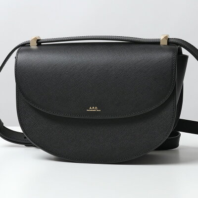 APC A.P.C. アーペーセー PXBJQ F61161 SAC GENEVE レザー ジュネーブ ショルダーバッグ ポシェット 鞄 LZZ/NOIR レディース【cp_ten】