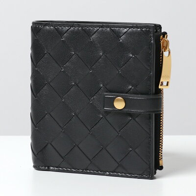 BOTTEGA VENETA ボッテガヴェネタ 600270 VCPP3 イントレチャート レザー 二つ折り財布 ミディアム スモール財布 8648 レディース