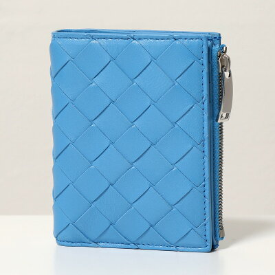 BOTTEGA VENETA ボッテガヴェネタ 608059 VCPP3 ミニウォレット イントレチャート レザー 二つ折り財布 ミディアム スモール財布 4611 レディース