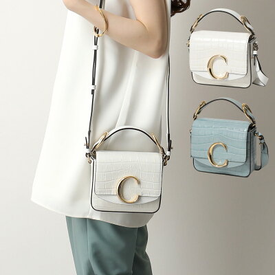 Chloe クロエ ショルダーバッグ CHLOE C クロエシー CHC19US193A87 レディース レザー ポシェット ハンドバッグ クロコダイル 鞄 カラー2色【cp_ten】