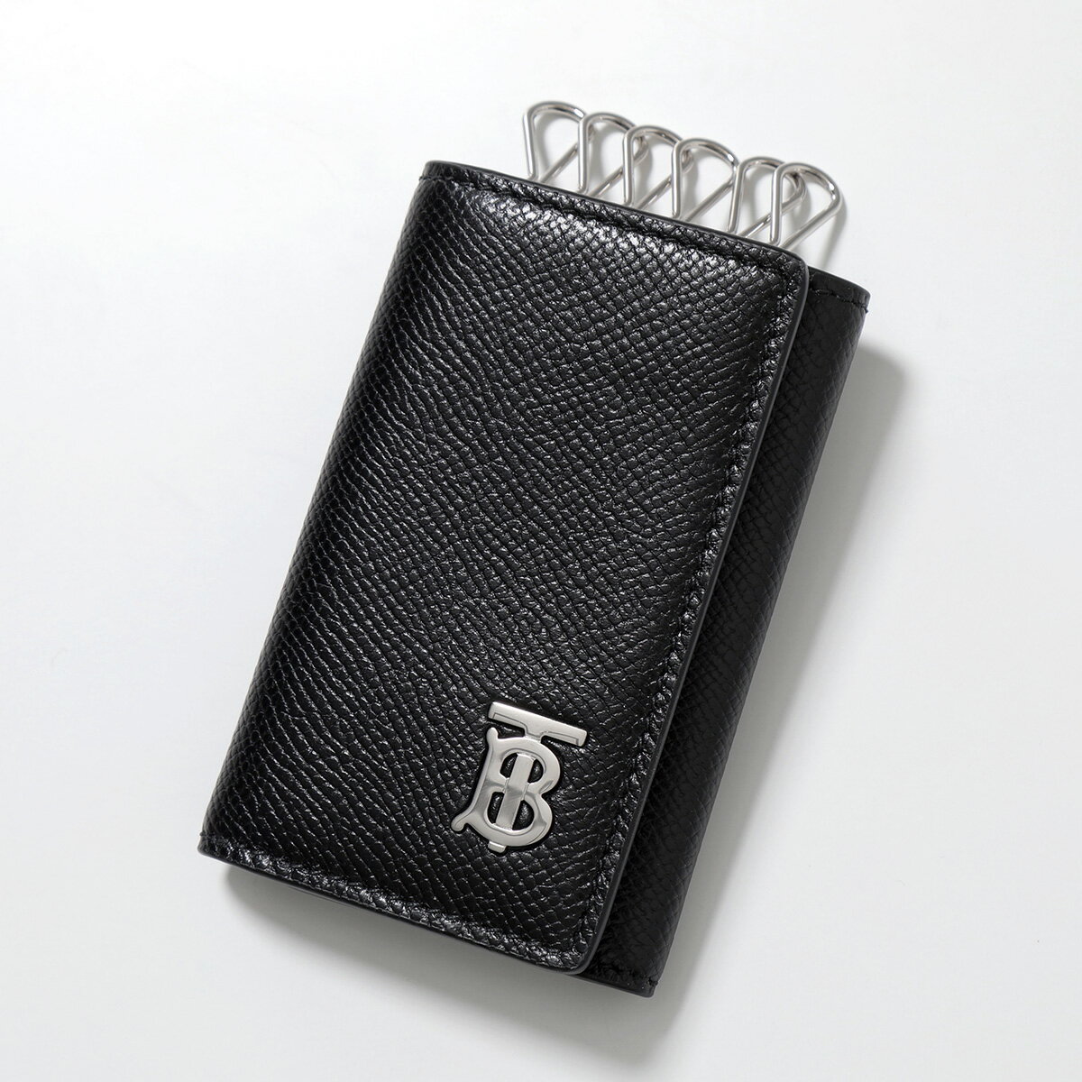 バーバリー キーケース BURBERRY バーバリー キーケース EVAN 8062815 メンズ レザー TBロゴ モノグラム 6連 A1189/BLACK