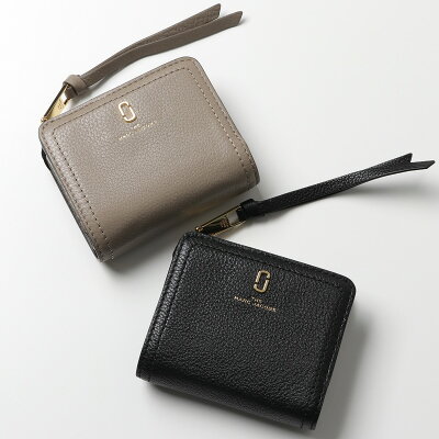 【500円OFFクーポン対象!28日限定】MARC JACOBS マークジェイコブス M0015122 カラー2色 レザー 二つ折り財布 ミディアム スモール財布 レディース