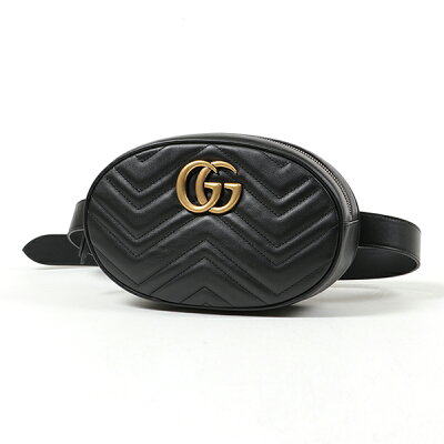 GUCCI グッチ 491294 DSVRT GG MARMONT 2.0 GGマーモント レザー ベルトバッグ ボディバッグ ウエストバッグ 1000 レディース
