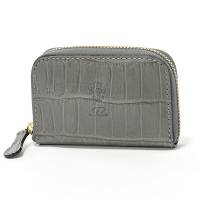 Felisi フェリージ 166 SA クロコダイル型押し エンボスレザー コインケース 小銭入れ 0024/GRIGIO-GREY ユニセックス メンズ