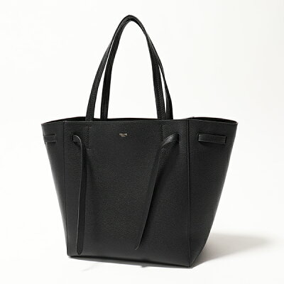 CELINE セリーヌ 189023TNI.38NO Small with Belt CABAS PHANTOM カバファントム レザー トートバッグ Black レディース