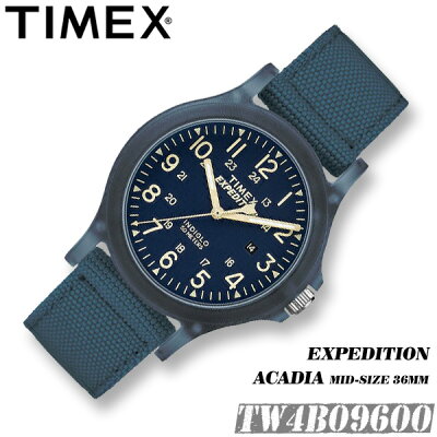 TIMEX【TW4B09600】EXPEDITION ACADIA MID-SIZE 36MM タイメックス エクスペディション アカディア ミッドサイズ 女性 お子様向け 腕時計 ナイロンベルト アウトドア 並行輸入【新品】*送料無料*(北海道・沖縄は一部ご負担)