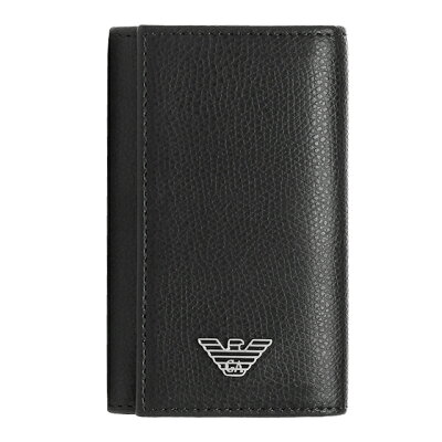 エンポリオアルマーニ EMPORIO ARMANI 6連キーケース レザー製 ブラック 黒 6連 キーケース メンズ レディース 正規 イタリア 新品 ブランド 革 レザー 新作 車 スマートキー コンパクト 本革 プレゼント ギフト バレンタイン ホワイトデー クリスマス