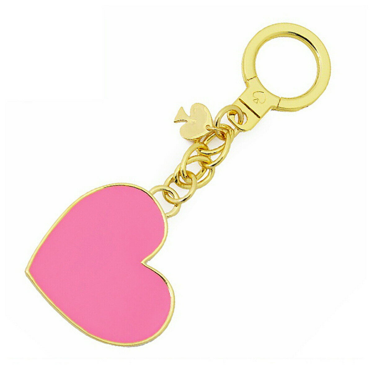 ケイトスペード チャーム ケイトスペード キーホルダー ブランド kate spade キーリング ケイト キーフォブ things we love heart ハート ピンク 1kru0004