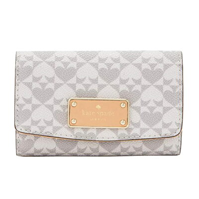 ケイトスペード kate spade 4連キーケース penn place ペン プレイス ルーシー WLRU4949 087 グレー レディース 女性 プレゼント ギフト ホワイトデー バースデー 新品