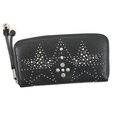 ジミーチュウ JIMMY CHOO スタッズ ラウンドファスナー長財布 FILIPA GEQ ロングウォレット フィリッパ スター 星 ブラック 黒 BLACK クリスマスプレゼント ギフト レディース メンズ 新品