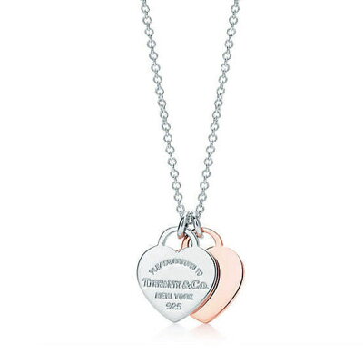 ティファニー TIFFANY ネックレス ペンダント TIFFANY&Co. ダブルハート ミニ レディース Return to Tiffany