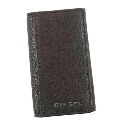 ディーゼル DIESEL キーケース X03922 PR271 T2189 KEYCASE O キーリング付 6連キーケース レザー SEAL BROWM ダークブラウン系
