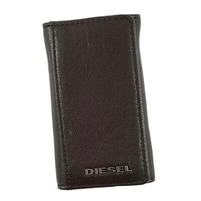 ディーゼル DIESEL X04462 PR227 H6385 KEYCASE O キーリング付 キーケース COFFEE BEAN/NECTARINE ダークブラウン+オレンジ