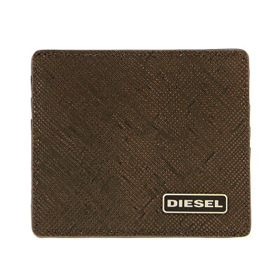 ディーゼル DIESEL カードケース X03345 P0517 H6028 スリム クレジットカードケース 名刺入れ ブラウン系+ブラック