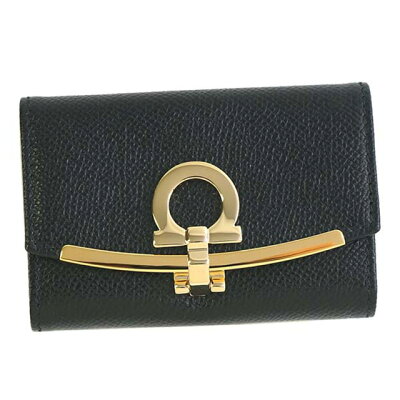 サルバトーレ フェラガモ Salvatore Ferragamo キーリング付き 6連 キーケース22D197 683335 ガンチーニ NERO ブラック