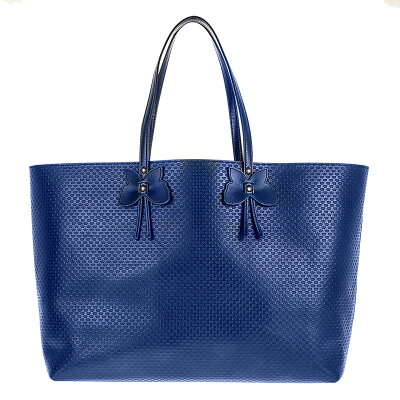ボッテガヴェネタ BOTTEGA VENETA バッグ 498534 VBIJ0 4238 MICROBUTTERFLY PRINT トートバッグ ショルダーバッグ 手提げバッグ COBALT コバルトブルー