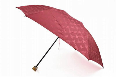 ヴィヴィアン ウエストウッド 雨傘 折りたたみ 傘 レディース ブランド Vivienne Westwood オーブ × スター 星 ロゴ デザイン 赤 レッド 55cm 女性 婦人 【あす楽】