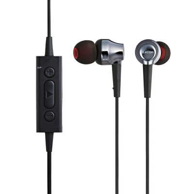 【 送料無料 】 エレコム LBT-RH1000BK イヤホン Bluetooth ヘッドホン 耳栓 ワイヤレス Musicians Reference 10.0mm RH1000 ブラック インナーイヤー Bluetoothヘッドホン Bluetoothイヤホン シェアリング BASSブースト