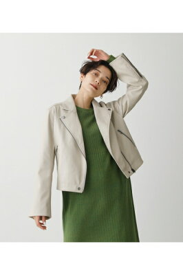 FAUX LEATHER RIDERS/フェイクレザーライダース / AZUL BY MOUSSY/アズール バイ マウジー/レディース/アウター ジャケット