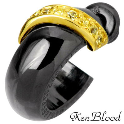 KEN BLOOD【ケンブラッド】 スパイラル シルバー ピアス 1個売り キュービック CZ 片耳用 シルバーアクセサリー シルバー925 KB-KP-255