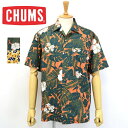 チャムス メンズ　CHUMS　チャムス　Chumloha Shirt　チャムロハ　アロハシャツ　オープンカラー　半袖　シャツ　CH02-1105