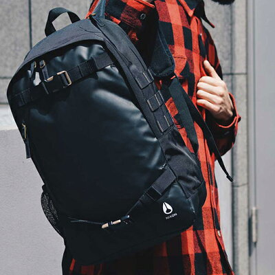 NIXON(ニクソン)リュック SMITH レディース メンズ キッズ カバン バック 21L フィットネス ダンス 衣装 ヒップホップ ダンス衣装 ジム バックパック オールナイロン 通勤用 旅行用 国内正規品 ジム ズンバ キッズダンス 学校用 PCポケット付き 軽量 ブラック 黒
