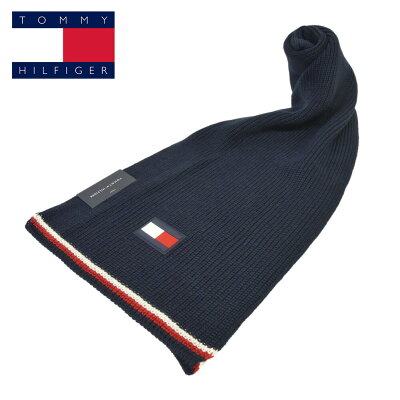 トミーヒルフィガー マフラー 1CT3067 ネイビー TOMMY HILFIGER トミー ヒルフィガー メンズ レディース 男性 女性 男女兼用 スカーフ ストール 冬小物 おしゃれ かっこいい かわいい ブランド プレゼント ギフト クリスマス バレンタイン
