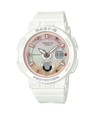 カシオ べービージー CASIO BABY-G baby-g お祝い 誕生日 記念日 合格 進学 就職祝いに最適 彼女 プレゼント ラッピング無料 クリスマス ホワイトデー 10代 20代 30代 40代 50代 60代 アナログ 送料無料 新品 電池式 BGA-250-7A2JF