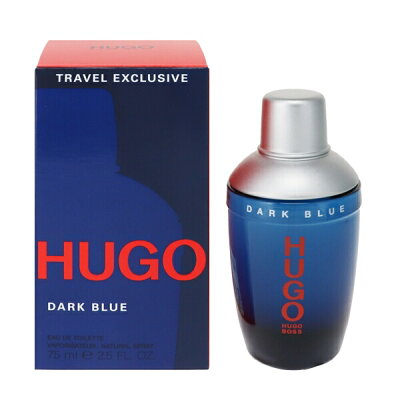 【ラスト8時間1300円offクーポン(要獲得) 6/25 18:00〜6/26 1:59】 ダークブルー EDT・SP 75ml 【ヒューゴボス】【香水 フレグランス】【メンズ・男性用】【ダークブル 】【HUGO BOSS DARK BLUE EAU DE TOILETTE SPRAY】