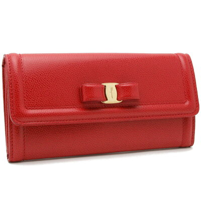 『ポイント5倍』サルヴァトーレ フェラガモ Salvatore Ferragamo【VARA ヴァラ】 パスケース付き 二つ折り長財布 LIPSTICK (リップスティック) 22D154 0683517【送料無料】 【あす楽対応】 【コンビニ受取】 【海外配送】 【国際配送】