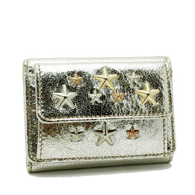 『ポイント5倍』ジミーチュウ JIMMY CHOO【STAR STUDS / スタースタッズ】 三つ折り財布 CHAMPAGNE (シャンパン) NEMO GTA 163 CHAMPAGNE/ROSE GOLD METALLIC MIX【送料無料】 【あす楽対応】 【コンビニ受取】 【ロッカー受取】 【国際配送】