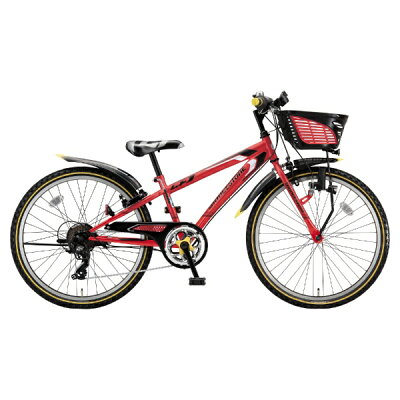 ブリヂストン BRIDGESTONE 24型 子供用自転車 クロスファイヤー ジュニア(F.Xピュアレッド/7段変速) CFJ47【2018年モデル】【組立商品につき返品不可】 【代金引換配送不可】