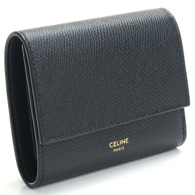 セリーヌ CELINE 3つ折り財布 コンパクト財布 10B57 3BEL 38NO ブラック bos-25 -01 レディース ブランド財布 mini-01