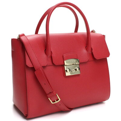フルラ FURLA METROPOLIS メトロポリス M サッチェル ハンドバッグ BGZ8 851185 ARE RUB RUBY レッド系 レディース 最安挑戦中