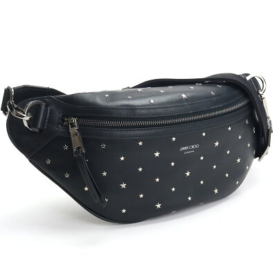 ジミーチュウ JIMMY CHOO ボディバッグ YORK YSN 204 BLACK/SILVER ブラック bos-06 bag-01 メンズ bw-01