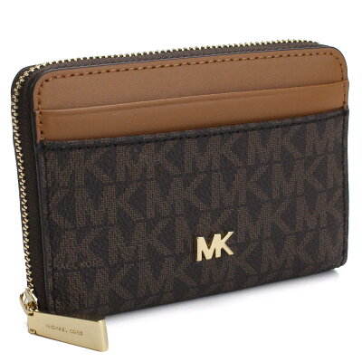 マイケル コース MICHAEL KORS MK シグネチャー ミニ財布 コインケース 小銭入れ 34F9GF6Z1B 252 BRN/ACORN ブラウン系 レディース