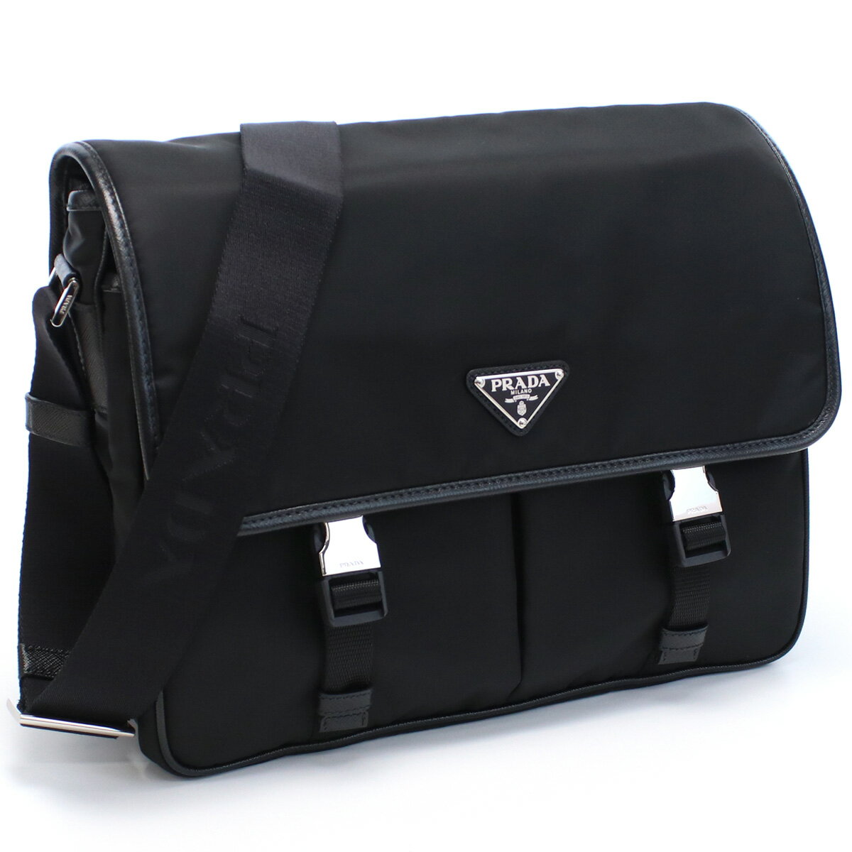 ショルダーバッグ プラダ PRADA 斜め掛け ショルダーバッグ ブランド 2VD768 2DMH V XLO F0002 NERO ブラック bag-01