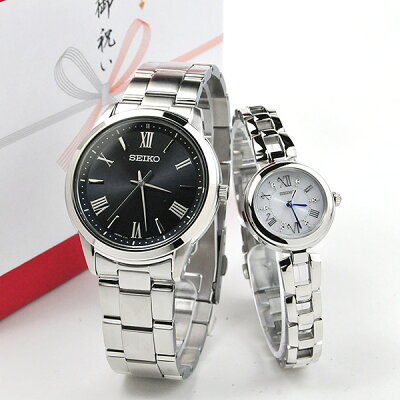 セイコー ペアウォッチ セイコーセレクション ソーラー SBPL011-SWFA151 49,0 SEIKO SELECTION 腕時計 ペア 記念日 お祝い 贈り物 プレゼント 喜ばれる 結婚 15周年 ペア ウォッチ