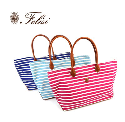 【30%OFFクーポン発行中!】【フェリージ Felisi】キャンバス×レザー ボーダー トートバッグ 11/20/RD+A・11-20-RD-A-0191801【メンズ】【レディース】【JP】