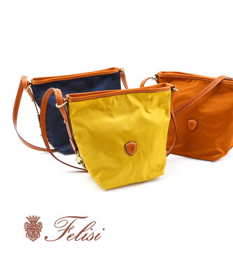 【フェリージ Felisi】ナイロン×レザー ショルダーバッグ ナイロンバッグ 18/45/DS・18-45-DS-0191902【メンズ】【レディース】