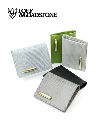 【トフアンドロードストーン TOFF&LOADSTONE】リザード型押しレザー 二つ折り財布 ミニウォレット デリスリザード財布 Delice lizard Wallet・TLA-356-1472101【レディース】【■■】【クーポン対象外】