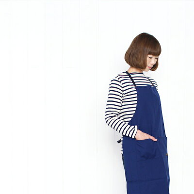 (メール便OK)NAPRON ナプロン 4POCKET CANVAS FULL APRON キャンバス エプロン 7色 NP-AP05