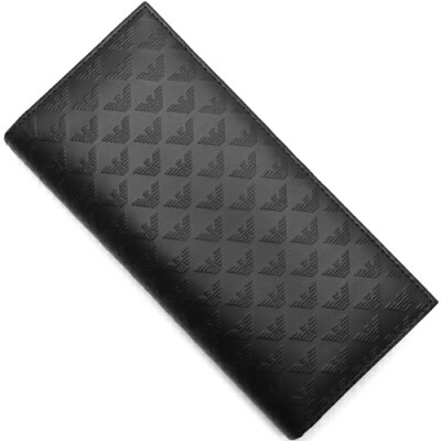 エンポリオアルマーニ 長財布 財布 メンズ PORTAFOGLIO MINORCA ブラック YEM474 YC043 80001 EMPORIO ARMANI
