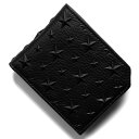 ジミーチュウ 財布（レディース） ジミーチュウ 二つ折り財布 財布 メンズ レディース オールバニ ブラック ALBANY EMG 161 BLACK JIMMY CHOO