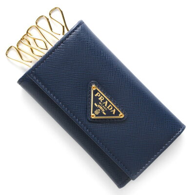 プラダ キーケース レディース サフィアーノ トライアングル SAFFIANO TRIANG ブリエッタブルー 1PG222 QHH F0016 PRADA