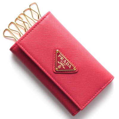 プラダ キーケース レディース サフィアーノ トライアングル SAFFIANO TRIANG 三角ロゴプレート ペオニアピンク 1PG222 QHH F0505 PRADA
